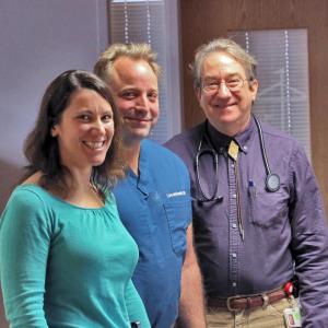 Surgeons, from left, Dr. Samira Hasan, Dr. Mark Mainella and Dr. Garth Miller of Lincoln Medical Partners General Surgery. About a year ago, Lincoln Medical Partners General Surgery implemented the Enhanced Recovery after Surgery (ERAS) program at LincolnHealth. Since then, recovery time following surgery has been reduced substantially and there have been no postoperative complications or hospital readmissions. Courtesy of LincolnHealth