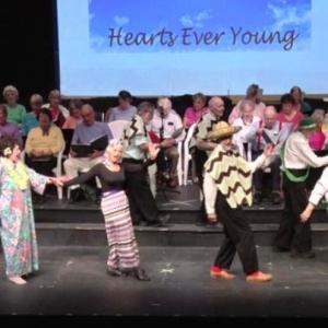 Hearts Ever Young dancers performing a Continenal Dance Medley from the 2015 show. Singers and dancers are now in rehearsal for “A Toast to Broadway.” The show goes up at the Lincoln Theater, Damariscotta June 2. Courtesy of Carolyn Maunz