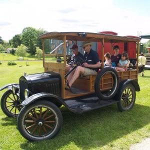 Learning to drive a Model T Ford is an adventure for even the most experienced modern motorist. A free introductory course will be offered by the Boothbay Railway Village on Mondays, May 16 and May 23. Courtesy photo