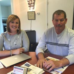 Wiscasset Superintendent of Schools Heather Wilmot and Transportation and Maintenance Director John Merry discuss a possible plan to help the school department, and taxpayers, afford building updates totaling more than $1 million. SUSAN JOHNS/Wiscasset Newspaper