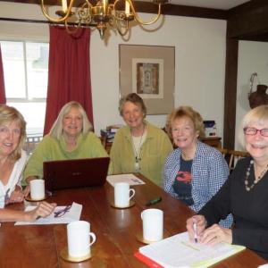 Kermess committee members, from left, Terri Wells, Linda Pope, Christine Hopf-Lovette, Elizabeth Potter and Merry Fossel make sure that Lincoln County Historical Association’s first Kermess will be fun for everyone. Courtesy of LCHA