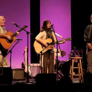 Meteora, from left: Will Brown, Kat Logan and Jim Loney, is the featured band at the Warren open mic. Courtesy photo