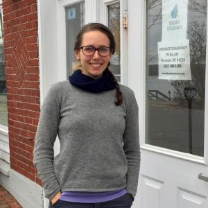 Hannah Chamberlain, the new land steward at Midcoast Conservancy in Wiscasset. SUZI THAYER/Boothbay Register