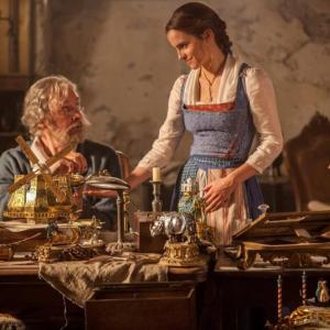 Kevin Kline and Emma Watson in “Beauty and the Beast” playing at The Harbor Theatre. Courtesy photo