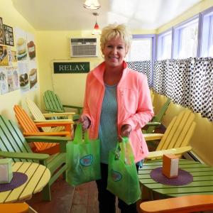 Amy Bouchard in her Farmingdale Wicked Whoopies shop. SUZI THAYER/Boothbay Register