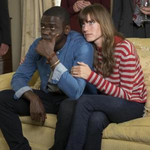 Daniel Kaluuya and Allison Williams in a scene from "Get Out" playing this week at The Harbor Theatre, Boothbay Harbor. Courtesy of Jason Sheckley