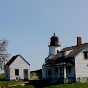The lighthouse and outbuildings on Burnt Island in Southport. A portion of the tour proceeds will go towards the major restoration campaign for the station. Courtesy photo