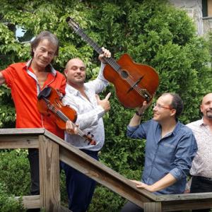 The Django Festival Allstars bring their gypsy jazz to the CCAC July 2. Courtesy of Jennifer DeChant The Django Festival Allstars b