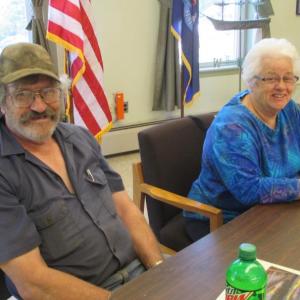 Newly elected Wiscasset Select Board members Bob Blagden and Katharine Martin-Savage take part in a June 15 board meeting. PHIL DI VECE/Wiscasset Newspaper