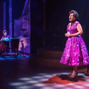 Charis Leos as Louise and Christine Mild as Patsy Cline in Maine State Music Theatre’s production of “Always...Patsy Cline.” Courtesy of Maine State Music Theatre