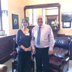 Dr. Minda Gold and Senator Dana Dow. Courtesy photo