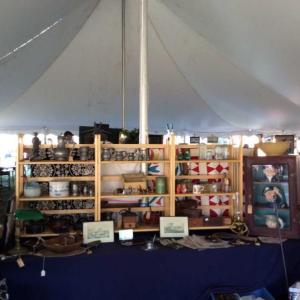 Under the 2016 tent. Courtesy photo