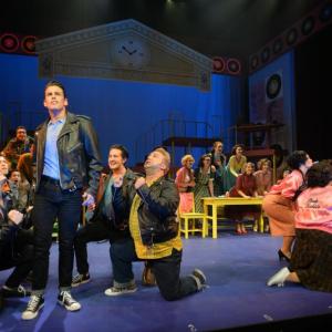 Danny and Sandy remember a summer past. Courtesy of Roger Duncan/Maine State Music Theatre