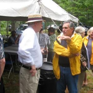 The rain doesn’t keep Lincoln County Democrats from their August lobster bake. Courtesy photo