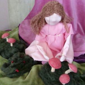 Primrose Puppets’ silk marionette is featured in “Mashenka and the Bear” at Pownalborough Court House on Aug. 20. Courtesy photo