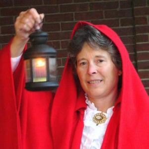 Sally Lobkowicz, the original Lady in the Red Cloak of Haunted History Tours. File photo