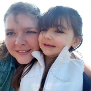 Kimberly Emerson of Washington and daughter Kandace, 5. Courtesy of Kimbery Emerson