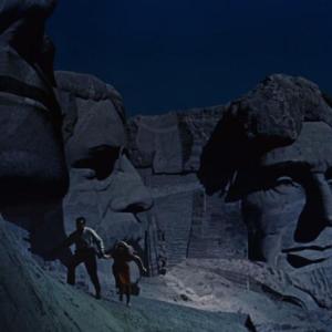 One of the unforgettable scenes in “North By Northwest.” Courtesy photo