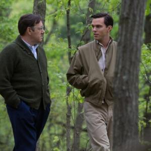 Kevin Spacey and Nicholas Hoult in a scene from “Rebel in the Rye” playing at the Harbor Theater. Courtesy photo