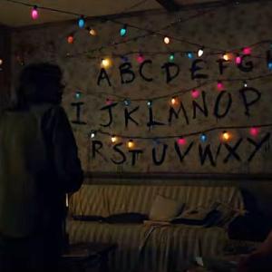 Winona Ryder as Joyce Byers tries to communicate with her missing son Will lost in the upside down ...” Web photo