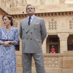 Gillian Anderson and Hugh Bonneville in a scene from “Viceroy’s House,” a historical drama/romance about India’s fight for independence. Playing at Harbor Theater. Courtesy photo Viceroy’s House