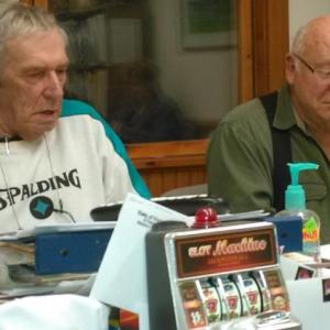 Westport Island selectmen George Richardson, left, and Jerry Bodmer at their meeting on Monday, Oct. 16. JANE CARPENTER/Wiscasset Newspaper
