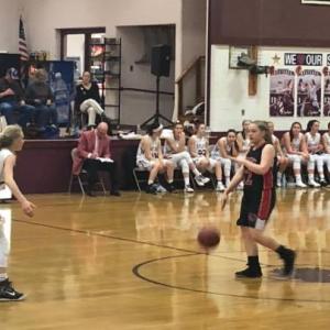 Kateleen Trask looks over her options for Wiscasset in Monmouth Wednesday night. TODD BLODGETT/ Wiscasset Newspaper