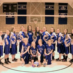 The Wiscasset Christian Academy Lady Minutemen. Courtesy of Alicia West