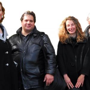The DaPonte String Quartet, from left: Kirsten Monke, viola; Ferdinand Liva, violin; Lydia Forbes, violin; and Myles Jordan, cello. Courtesy of MPBN DaPonte String Quartet