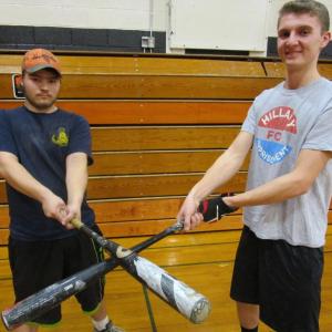 Seniors Andrew Hendrickson, left, and Ronald Drake will lead the Wolverines this season. PHIL DI VECE/Wiscasset Newspaper