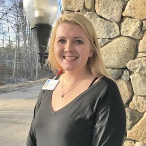 St. Andrews Village Customer Relations Coordinator Tori Brewer, CNA-M, began working at the Village eight years ago as a dietary aide. Since then, she has received free healthcare training and a promotion. Courtesy of LincolnHealth