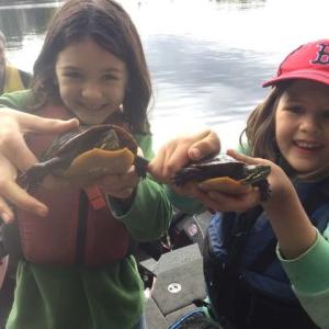 Girls with turtles, not just fish! Courtesy of Ali Stevenson