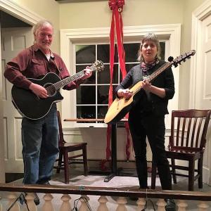 Open Mic organizers and musicians, John Couch and Sylvia Tavares will perform during the May 9 benefit. Courtesy of Grace Goldberg John Couch and Sylvia Tavares