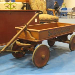 This vintage wagon was offered for sale at the Bath Antique Sale in March. Courtesy of George Jones
