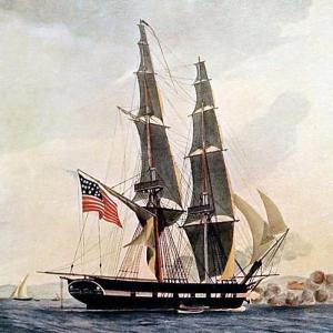 This image of the brig Grand Turk, built in Wiscasset for use as a privateer in the War of 1812, is included in a special exhibit at the 1811 Old Jail and Museum in Wiscasset on weekends beginning June 2. Courtesy photo