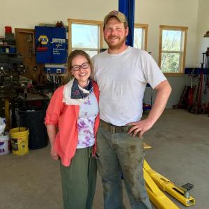 Brooke Callahan and Cory Mullens of Reliance Auto in Edgecomb. SUZI THAYER/Boothbay Register