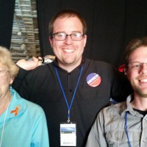 Three of Lincoln County’s representatives to the Democratic State Committee: member Suzanne Hedrick of Nobleboro, alternate Dylan Cookson of Waldoboro, member Brian Papineau of Boothbay Harbor. Courtesy photo