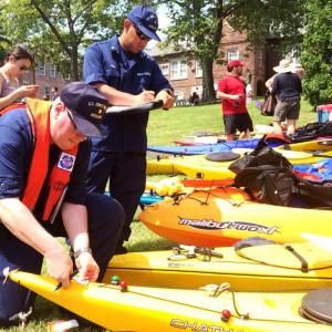 A Coast Guard Auxiliary Vessel Safety Check (VSC) will help make sure you’re fully equipped and ready to go whether you prefer an engine, sails or a paddle to move you through the water. While “paddle craft,” which includes canoes, kayaks and paddle boards, make up a small percentage of all recreational vessels, they’re involved in a disproportionate number of mishaps and fatalities. Ensuring that all safety requirements have been met is a great way to reduce your chances of having a very bad day on the water. U.S. Coast Guard photo by Petty Officer 3rd Class Michael Himes