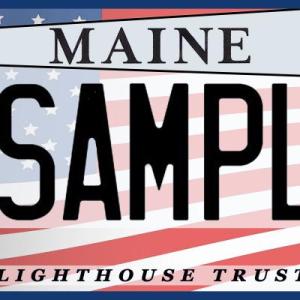 A sample of the lighthouse license plate. Courtesy photo