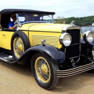 One of only three manufactured of this year and model, a locally owned, 1929 Peerless Roadster, a national award-winner, appeared at the 2017 Olde Bristol Days Vintage Car Show. Courtesy photo