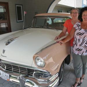 Schooner Cove Executive Director Karen Westhaver, front, and Chase Point Executive Director Wanda Wilcox, RN, invite everyone from our community to attend the fifth annual Antique Car Show and Elvis Performance on Tuesday, July 24 from 5 to 7:30 p.m. Courtesy photo