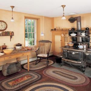 The kitchen at Castle Tucker. Courtesy of Historic New England