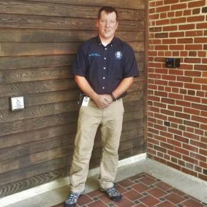 Security Director Kyle Canada has been on the job nearly two months. JOSEPH CHARPENTIER/Boothbay Register
