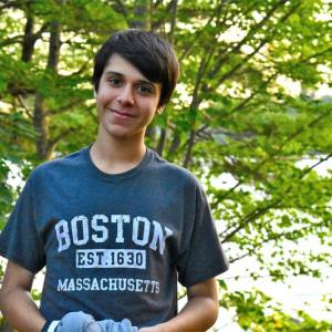 Deha Ay, 17, an international student born in Adana, Turkey, is currently a senior at Lincoln Academy. Courtesy of Mal Gormley