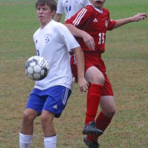 Wolverine Mason Davenport in the second half of Tuesday’s game with Mt Abram. PHIL DI VECE/Wiscasset Newspaper