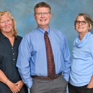 Mid Coast Palliative Care providers, from left: Kirsten Skorpen, LMSW, Carl DeMars, MD, and Margaret Gardiner, FNP. Courtesy photo