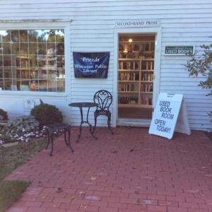 The entrance to Wiscasset Public Library’s used book store. Courtesy photo