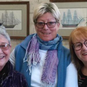 From left, Judy deGraw, Marlies Boyd and Susan Wilson have all had experiences with the supernatural. JANE CARPENTER/Boothbay Register