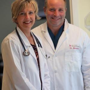 In addition to seeing patients at its offices on the St. Andrews Campus in Boothbay Harbor, the LincolnHealth Wound Center will begin seeing patients on the LincolnHealth – Miles Campus in Damariscotta on Monday, Dec. 3. Pictured are Advanced Practice Registered Nurse Bonnie Rademacher-Flis with Wound Center Medical Director Mark Mainella, DO. Courtesy of LincolnHealth