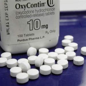 Oxycodone tablets, manufactured under the brand name OxyContin by Perdue Pharma LP. Courtesy of the Centers for Disease Control
